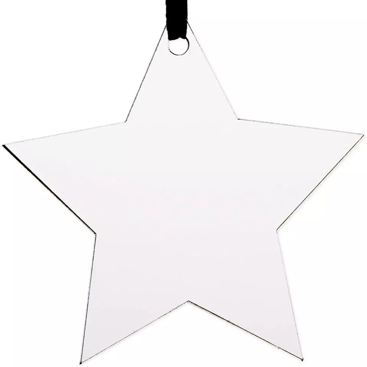 24 Pack Clear Acrylic Christmas Ornaments, 3" DIY Blank Ornaments for Tree Décor